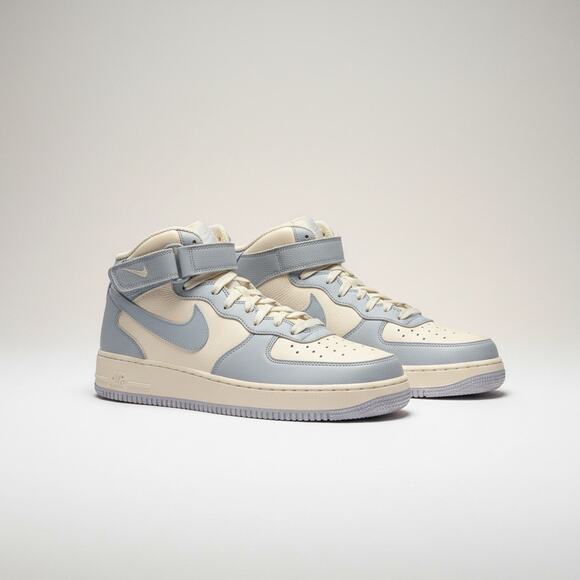 Nike Air Force 1 Mid Custom Nike By Beth Blue White Men’s 12 main image 14